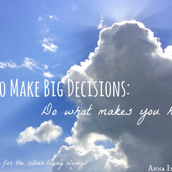 Anna International |How to Make Big Decisions